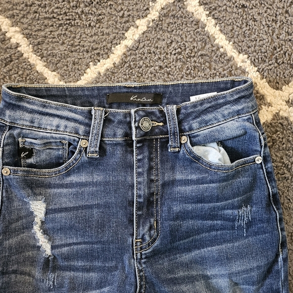 Kancan Distressed High Rise Skinny Jeans Size 24 - Picture 4 of 7
